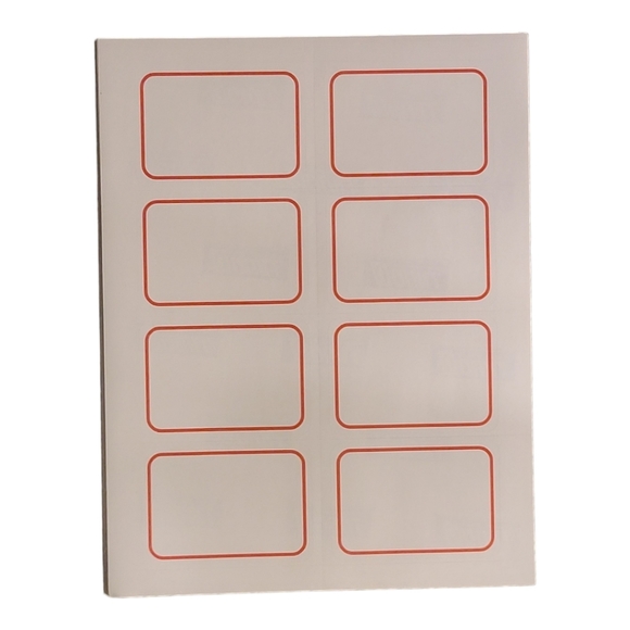 Quill Self Adhesive Name Badge Labels (320 Labels) - Picture 2 of 3